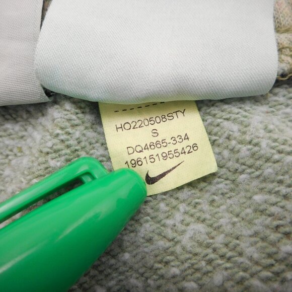 Nike Club Men's S Drawstring Fleece Joggers Sage Green Speckled DQ4665-334 - Picture 7 of 10